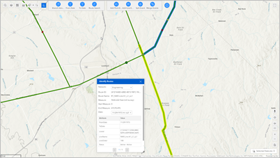 Add linear referencing capability to the map service